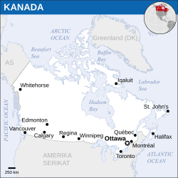 Lokasi Kanada