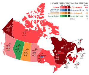 Elecciones federales de Canadá de 1953