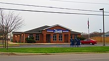 Carleton post office in Ash Township