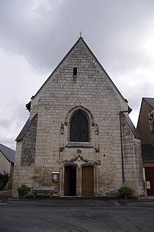 Ang Simbahan sa Saint-Blaise, sa Marcilly-Sur-Vienne