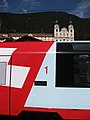 Glacier Express in Disentis