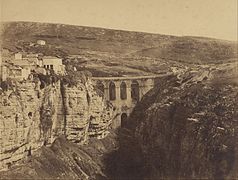 Most El-Kantara, najzgodnejša fotografija, 1856, avtor John Beasley Greene