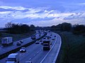 The M62 motorway near Irlam