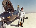 Michael J. Adams with X-15