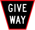 Old version of Give Way (1964-1987)