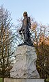 Statue d'Oliver Cromwell dans le parc de Wythenshawe, près de Manchester.