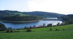 Stuwmeer Biggesee in het Sauerland