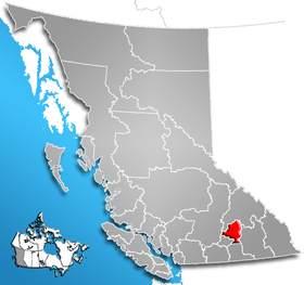 Localisation de District régional de North Okanagan