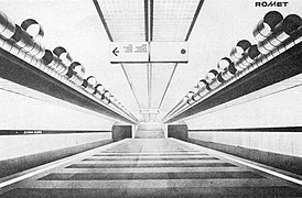One of alternative projects of Zasulauks station 1983