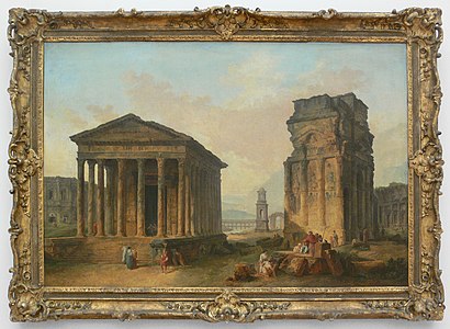 Hubert Robert : Les Ruines de Nîmes, Orange et Saint-Rémy-de-Provence