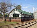 Shellman Railroad Depot, SouthWest corner