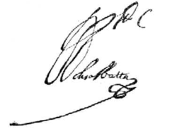 García Sarmiento de Sotomayors signatur