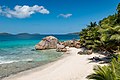 Der Strand Anse Patates Cocos auf der Insel La Digue