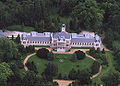 Szentegát - Biedermann-Palace from above