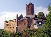德國瓦爾特堡； 城堡係中世紀歐洲嘅特色建築。