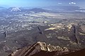 Vue aérienne de trois dykes dans le Colorado.