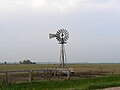 Windpowered well in western Saunders County, Nebraska