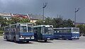 Ikarus buszok az Etele téren