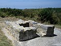 La batterie de l'Aber Ildut : la guérite de guet (reconstitution partielle).