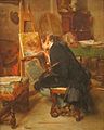 Un pintor, Ernest Meissonier, 1855.