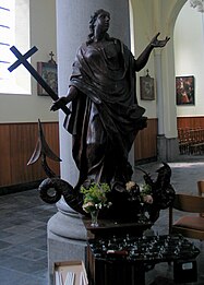 de heilige Margaretha in de Sint-Margaretakerk van Sint-Margriete