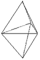 Trigonale Dipyramide (Kristallklasse 6)