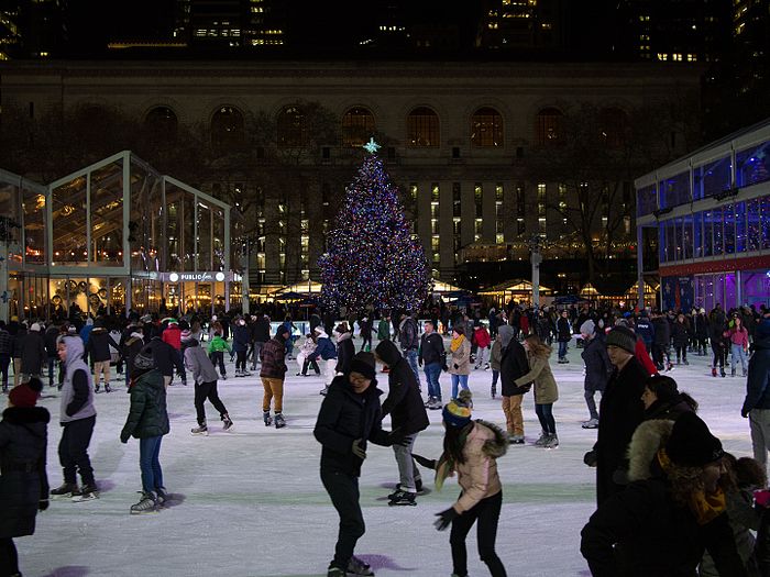 Bryant Park skating rink