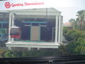 Cable car arriving at Sentosa Cable Car Station