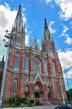 Die neogotiese katedraal van La Plata