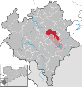 Kaart van Falkenstein (Vogtland)