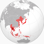 Japan med satellitstater och ockuperade områden