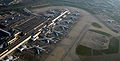 Image 17Planes waiting at Heathrow Airport's Terminal 4.