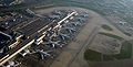 Image 30Planes waiting at Heathrow Airport's Terminal 4.