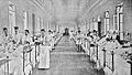 Sala de pacientes en 1897.