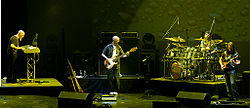 A Liquid Tension Experiment 2008-ban. Balról jobbra: Jordan Rudess, Tony Levin, Mike Portnoy és John Petrucci.