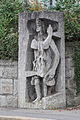 1957, Weisender (Johannes der Täufer), Skulptur vor der Liebfrauenkirche (Zürich)