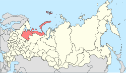 Novodvinsk na mapě