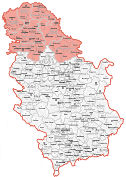 Vojvodina trong lãnh thổ Serbia