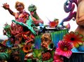 Carroza, en el carnaval de negros y blancos, en San Juan de Pasto - Colombia Colombia.