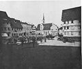 History of Reutlingen: A photo taken around hundred years ago (market place)
