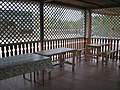 Roadside café with a summer terrace. Buryatia, Russia