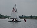 Snipe class dinghy, Kiekrz lake (Poland)