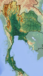 नाम फोंग राष्ट्रीय उद्यान की अवस्थिति दिखाता मानचित्र