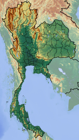 HKT. Карта розташування: Таїланд