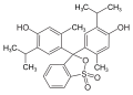 Deutsch: Struktur von Thymolblau English: Structure of Thymol blue