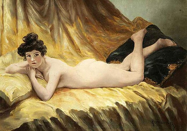 Desnudo de mujer reclinada (1899)