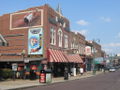 Photograph of historic Beale Street buildings in 2006.