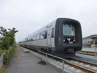 DSB IC3 60 at Struer Station.