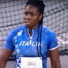 Daisy Osakue hatte in der Qualifikation italienischen Landesrekord geworfen und erreichte Platz zwölf