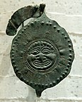 Fig. 15. Gorgoneion; Disk-fibula, Louvre BR 4306 (second half of the sixth century BC)[85]